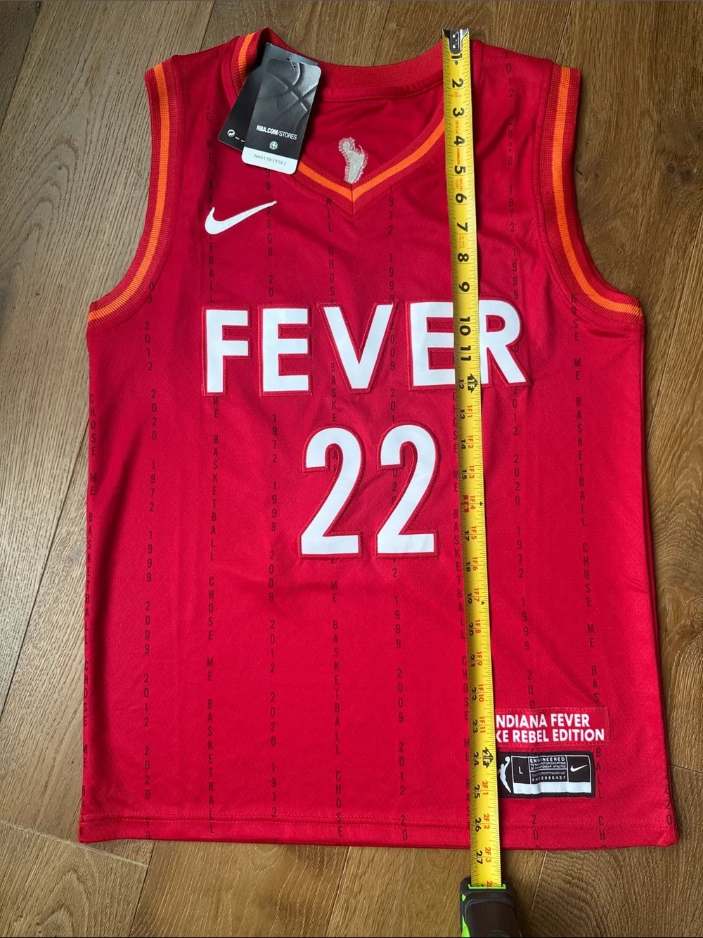 Nike Red Indiana Fever #22 Basketball Jersey - Women’s
